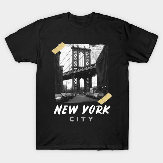 New York City Brooklyn NYC T-Shirt by JTG DESIGN